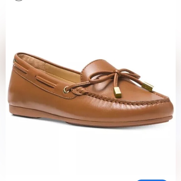 Michael Michael Kors Sutton Loafers Luggage Brown Women’s Size 8.5 - Picture 1 of 14